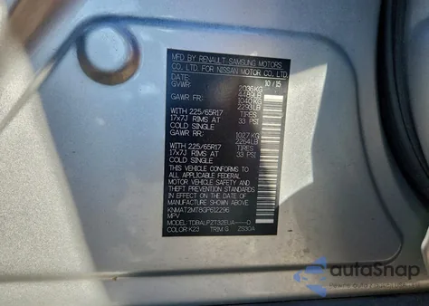 2016 Nissan Rogue S from USA, damaged, VIN KNMAT2MT8GP612296